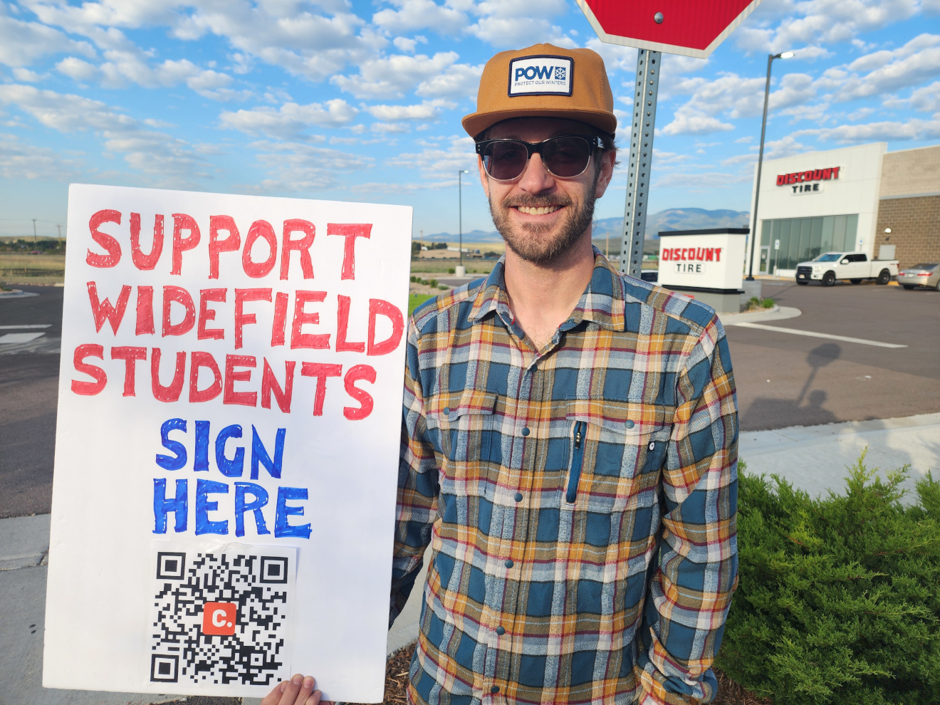 March with Support Widefield Students